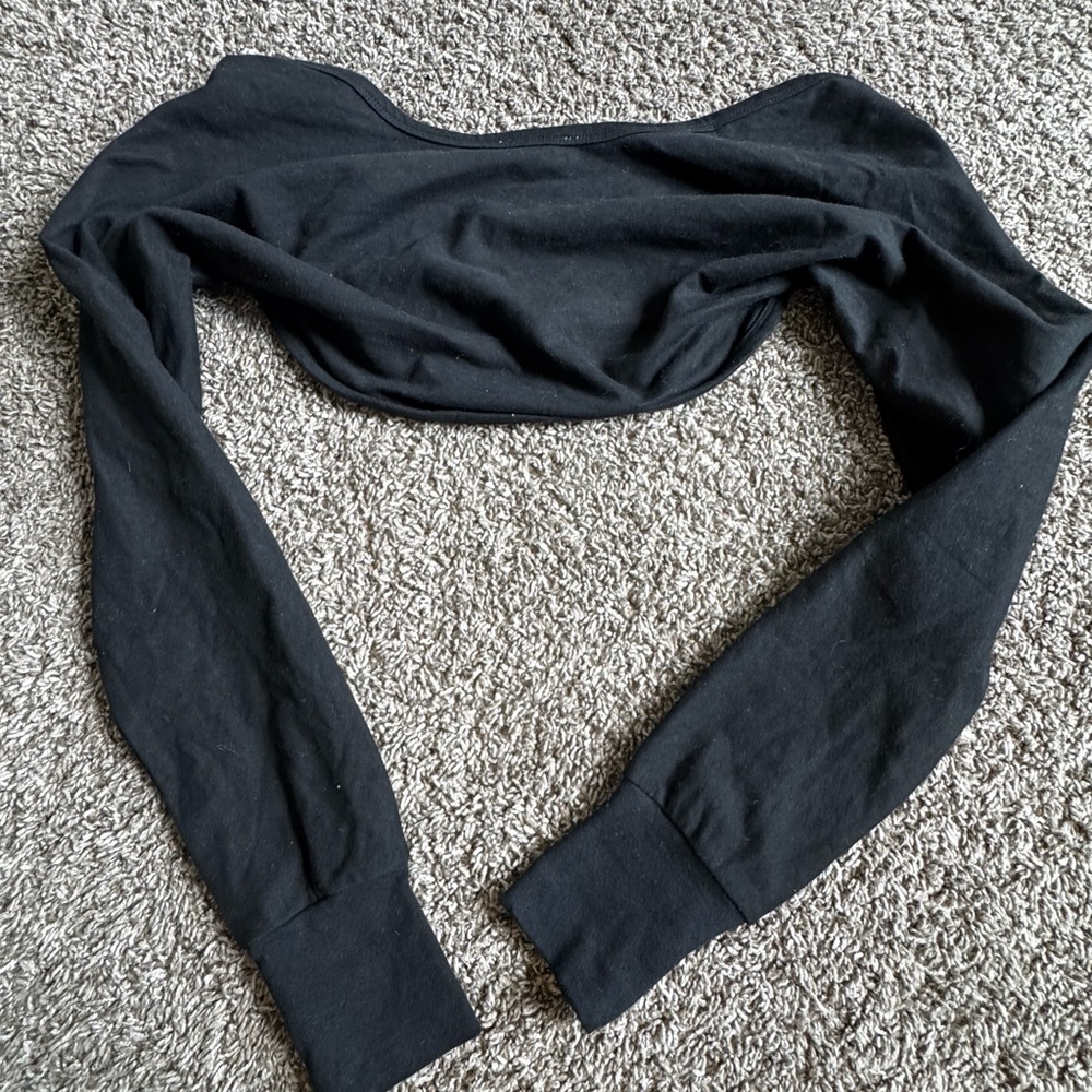Black Off-the-Shoulder Sweater